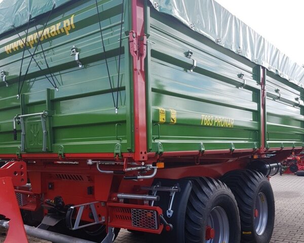 Przyczepa burtowa tandem T683  PRONAR, 15 TON - obrazek 6