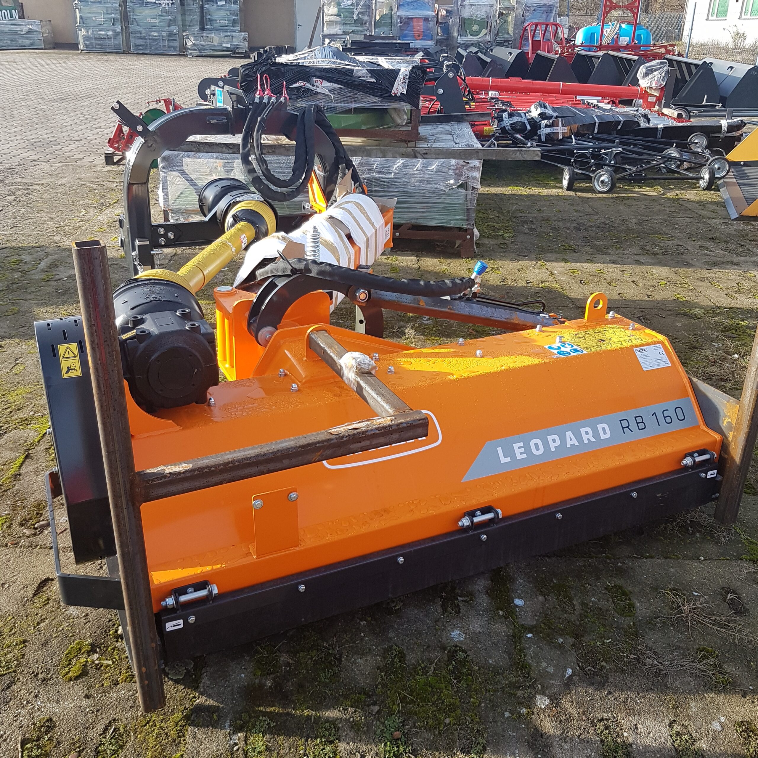 Kosiarka bijakowa LEOPARD RB 160 TALEX tylno-boczna - obrazek 2