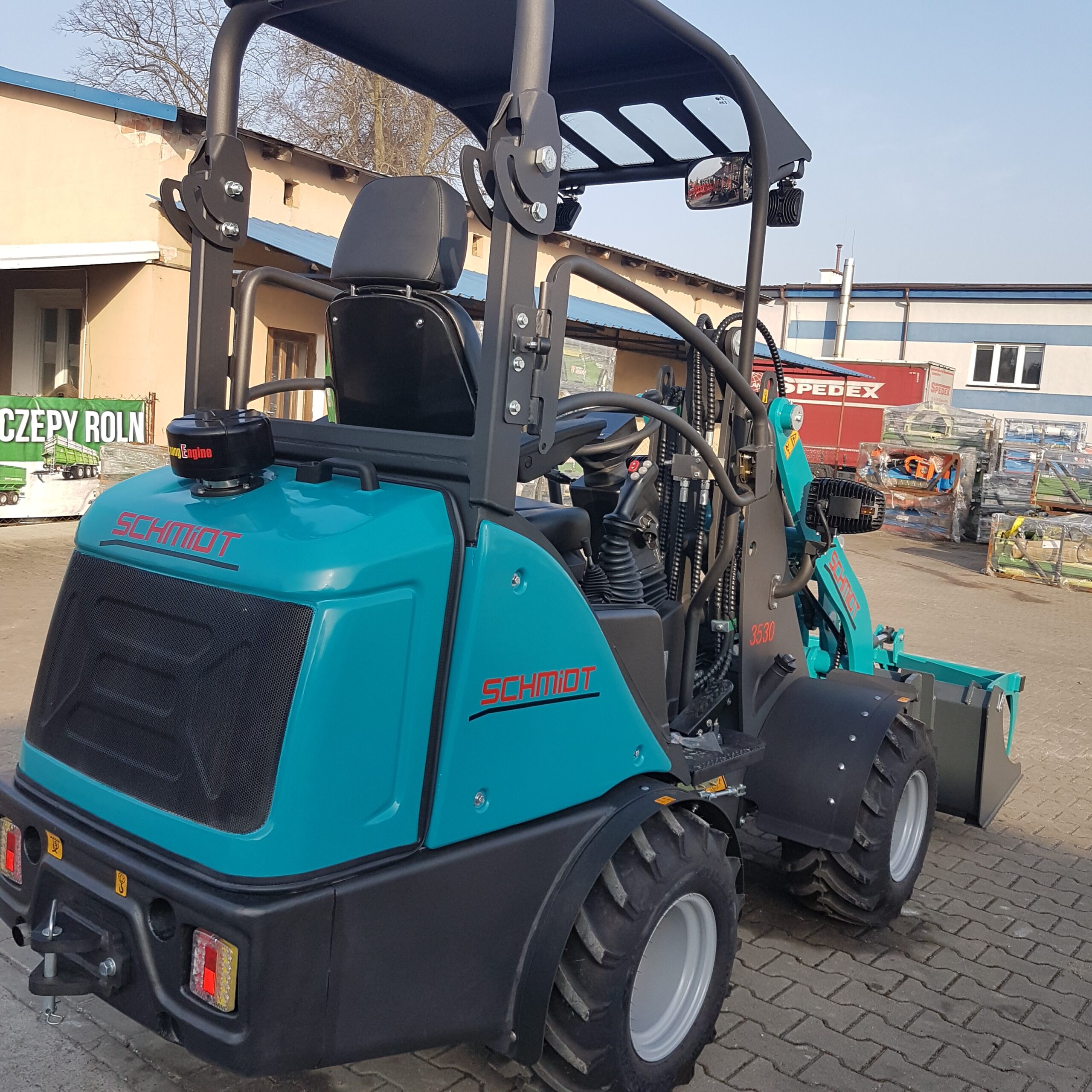 MINI ładowarka SCHMIDT 3530 z łyżko-krokodylem, kabina otwarta, silnik Kubota ,ramię 290 cm - obrazek 16